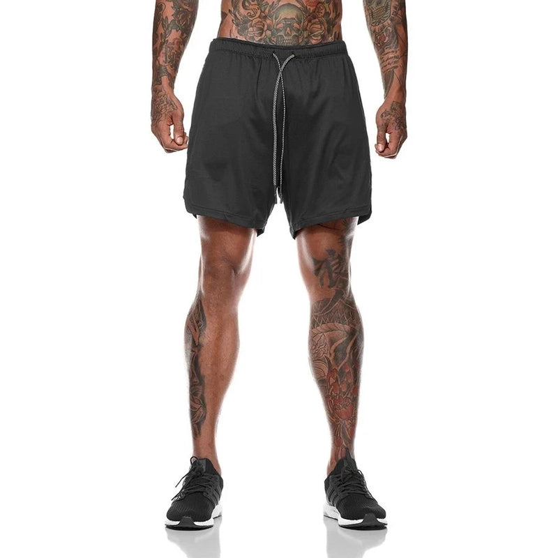 Shorts Esportivos Masculinos 2 em 1